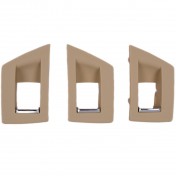 Sada madla, rúčky, držiaky, úchyty predné vnútorné dvere, ľavá + pravá strana, BMW rad 5, 7 ks, béžová 