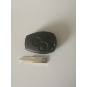 Obal kľúča, holokľúč pre Renault Laguna, dvojtlačítkový, čierny