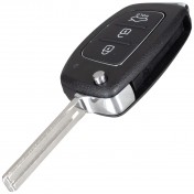 Obal kľúča, holokľúč Hyundai Accent, trojtlačítkový a