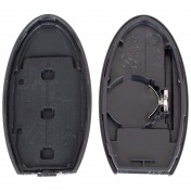 Obal kľúča, holokľúč pre Nissan LEAF, 3-tlačítkový, 2014DJ0559 b