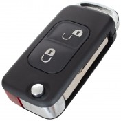 Obal kľúča, holokľúč Mercedes A-Trieda 2-tlačítkový, W168, W169
