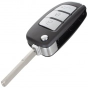 Obal kľúča, holokľúč pre Ford Focus II, 3-tlačítkový  a