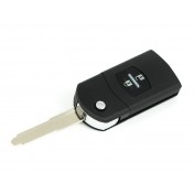 Obal kľúča, holokľúč pre Mazda 2, dvojtlačítkový