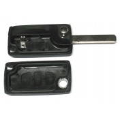 Obal kľúča, holokľúč pre Peugeot 207 trojtlačítkový a