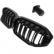 Predná maska chladiča čierna lesklá, BMW rad 3, G20, G21, FL 22-24