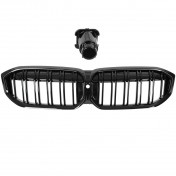 Predná maska chladiča čierna lesklá, BMW rad 3, G20, G21, FL 22-24