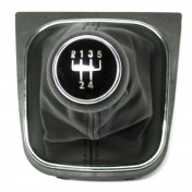 Radiaca páka s manžetou VW Touran, 5 stupňová, chromový ramček, 2009 - 2012