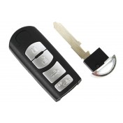 Obal kľúča, holokľúč pre Mazda 2, 4 tlačítkový a