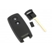 Obal kľúča, holokľúč pre Suzuki XL7, dvojtlačítkový, čierny a