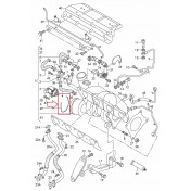Prídržna svorka turbiny pre Škoda Fabia I,Octavia II, Roomster, Superb II, Yeti a