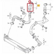 Tlaková Hadica, Intercooler Audi A1 1.6 TDI  b