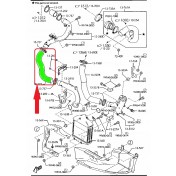 Tlaková Hadica, Intercooler Mazda CX7 2.2 MZR-CD b