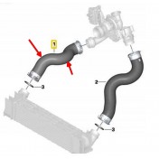 Tlaková Hadica, Intercooler BMW rad 1 F20, F21 114d, 116d a