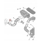 Tesniaci krúžok hadice plniaceho vzduchu Peugeot Expert 1.6 HDI 1434C8 a