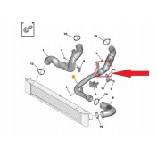 Tlaková Hadica, Intercooler Citroen Jumper 2.2 HDI 1366746080 a