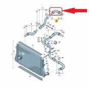 Tlaková Hadica, Turbo VW Golf V 2.0 GT 3C0145838B a