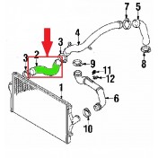 Tlaková Hadica, Intercooler Volvo S80 2.5 L4  31261371 b