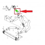 Tlaková Hadica, Intercooler Volvo C30 2.0 D3  31293663 a