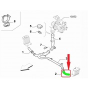 Tlaková hadica, intercooler Fiat 500 1.4 51819203 b