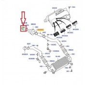 Tlaková hadica, turbo, intercooler Ford Focus MK1 1.8 TDCI 1344472 b