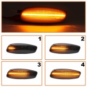 Smerovka bočná LED pravá+ľavá dymová dynamická Citroen DS4, 6325G5 a