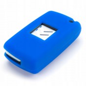 Silikonový obal, púzdro kľúča, modrý pre Citroen C2 a