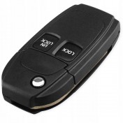 Obal kľúča, holokľúč pre Volvo C30, 2-tlačítkový, čierny a