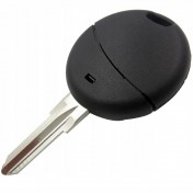 Obal kľúča, holokľúč pre Smart Forfour, 1-tlačítkový, čierny a
