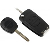 Obal kľúča, holokľúč vyskakovací náhrada za klasický Nissan Primera, 2-tlačítkový