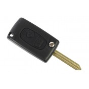 Obal kľúča, holokľúč pre Citroen C4, 2-tlačítkový