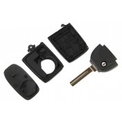 Obal kľúča, holokľúč pre Volvo S40, 5 tlačítkový, čierny b