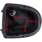 Radiaca páka s manžetou Seat Altea XL, 5 stupňová od 2006 b