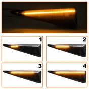 Smerovka bočná LED pravá+ľavá dymová dynamická Renault Megane II 02-05  a