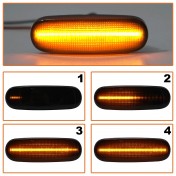 Smerovka bočná LED pravá+ľavá dymová dynamická Peugeot Bipper 1612811180 a