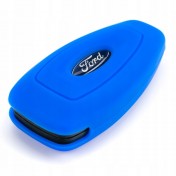 Silikonový obal, púzdro kľúča, modrý Ford Mondeo 07-14 a