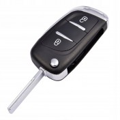 Obal kľúča, holokľúč Peugeot 607, dvojtlačítkový a