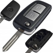 Obal kľúča, holokľúč pre Nissan Micra, 2-tlačítkový