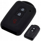 Silikonový obal, púzdro kľúča, čierny pre Nissan Note a
