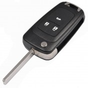 Obal kľúča, holokľúč pre Chevrolet Orlando, 3-tlačítkový, s elektronikou