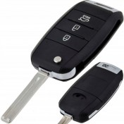 Obal kľúča, holokľúč pre Hyundai i30, trojtlačítkový Hrot: HY22