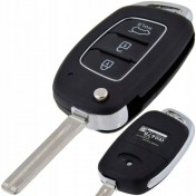 Obal kľúča, holokľúč Hyundai I10, trojtlačítkový HY22