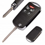 Obal kľúča, holokľúč pre Chrysler PT Cruiser, 5-tlačidla Hrot: CY24
