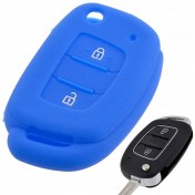 Silikonový obal, púzdro kľúča pre Hyundai IX30 modrý a