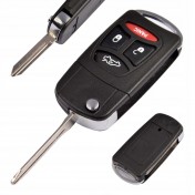 Obal kľúča, holokľúč pre Chrysler Sebring, 4-tlačidla Hrot: CY24