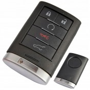 Obal kľúča, holokľúč pre Cadillac XLR ESCALADE 5-tlačítkový