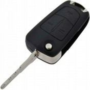 Obal kľúča, holokľúč pre Chevrolet Captiva, trojtlačítkový s elektronikou 10-12