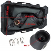 Radiaca páka s manžetou a rámčekom Ford Focus Mk3 FL, 6 stupňová, 14-18 b