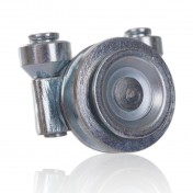 Vozík, pánt bočné posuvné pravé dvere, horný Mercedes BUS 207-410, 77-96 e