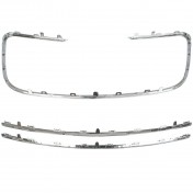 Rámček prednej masky + lišta predná maska chladiča horná + dolná 3 ks Peugeot 508 I 10-15  c